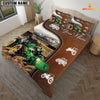 JoyCorners Tractor On Farm Brown 3D Bedding Set