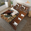 JoyCorners Hereford On Farm Brown 3D Bedding Set