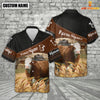 Joycorners Simmental On Farms Custom Name Printed 3D Black Hoodie