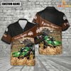 Joycorners Tractor On Farms Custom Name Printed 3D Black Hoodie