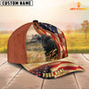 Joycorners Custom Name Black Angus US Flag 3D Cap