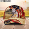 Joycorners Custom Name Speakle Park US Flag 3D Cap