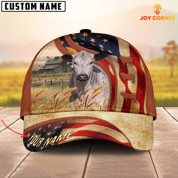 Joycorners Custom Name Speakle Park US Flag 3D Cap