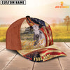 Joycorners Custom Name Speakle Park US Flag 3D Cap