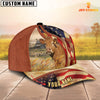 Joycorners Custom Name Limousin US Flag 3D Cap