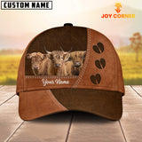 Joycorners Highland Cattle Customized Name Cap