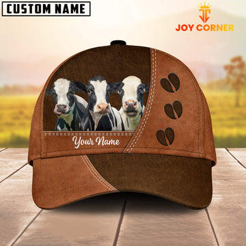 Joycorners Holstein Cattle Customized Name Cap
