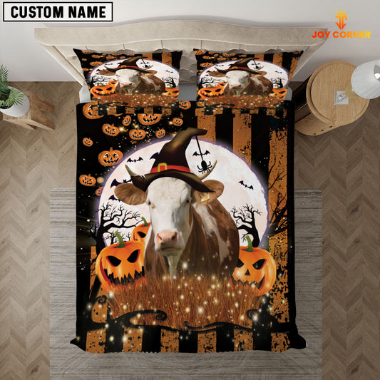 JoyCorners Simmental Happy Halloween 3D Bedding Set