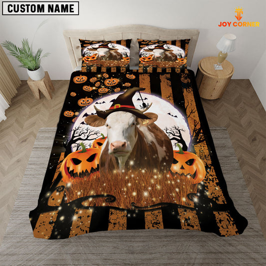 JoyCorners Simmental Happy Halloween 3D Bedding Set