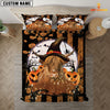 JoyCorners Highland Cattle Happy Halloween 3D Bedding Set