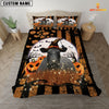 JoyCorners Black Angus Happy Halloween 3D Bedding Set