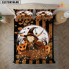 JoyCorners Texas Longhorn Happy Halloween 3D Bedding Set