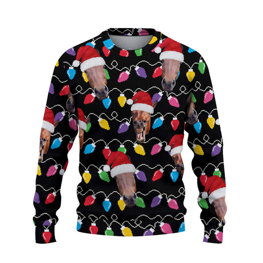 Joycorners Horse Christmas Ugly Sweater