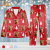 Joycorners Highland Cattle Chrismas Pattern 3D Pajamas