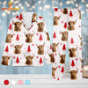 Joycorners Highland Cattle Chrismas Pattern 3D Pajamas