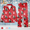 Joycorners Holstein Cattle Chrismas Pattern 3D Pajamas