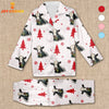 Joycorners Holstein Cattle Chrismas Pattern 3D Pajamas