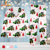 Joycorners Tractor Chrismas Pattern 3D Pajamas