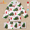 Joycorners Tractor Chrismas Pattern 3D Pajamas