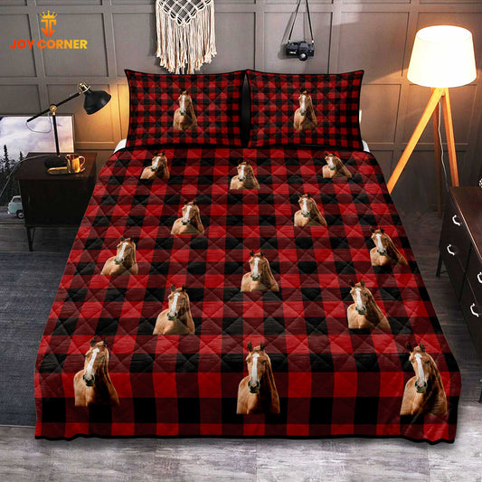 Joycorners Horse Pattern Quilt Bedding Set