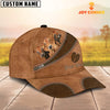 Joycorners Custom Name Jersey Brown Happiness Cap