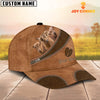 Joycorners Custom Name Highland Cattle Brown Happiness Cap
