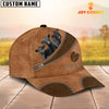 Joycorners Custom Name Black Angus Brown Happiness Cap