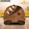 Joycorners Custom Name Hereford Brown Happiness Cap