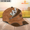 Joycorners Custom Name Brahman Brown Happiness Cap