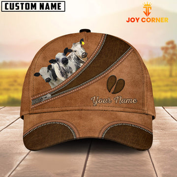 Joycorners Custom Name Speakle Park Brown Happiness Cap