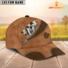 Joycorners Custom Name Speakle Park Brown Happiness Cap