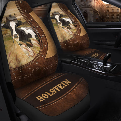 Joycorners Holstein Cattle On Farm Car Seat Cover Set