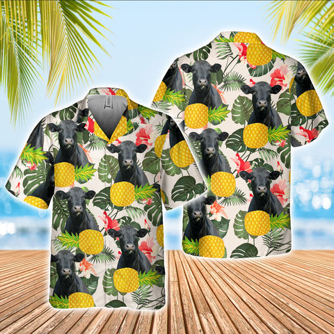 Joy Corners Black Angus Are Men Are Created Equal 3D Hawaiian Shirt