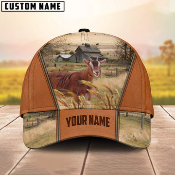 Joycorners Custom Name Goat 3D Cap