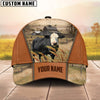 Joycorners Custom Name Black Baldy Cattle 3D Cap