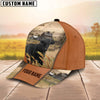 Joycorners Custom Name Black Angus 3D Cap