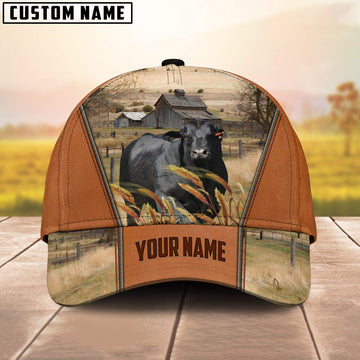 Joycorners Custom Name Brangus Cattle 3D Cap