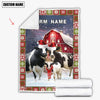 Joycorners Holstein Merry Christmas Pattern 3D Blanket