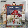 Joycorners Charolais Merry Christmas Pattern 3D Blanket