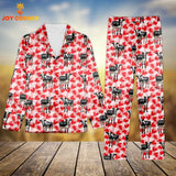 Joycorners Holstein Valentine Pattern 3D Pajamas
