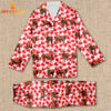 Joycorners Red Angus Valentine Pattern 3D Pajamas