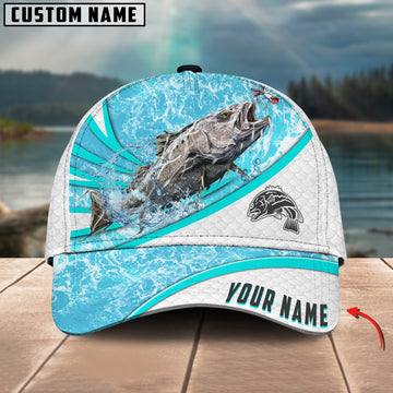 Joycornerss Custom Name Jewfish Fishing Water Tornado 3D Classic Cap