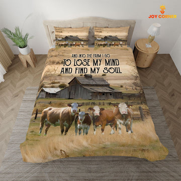 JoyCorners Simmental Cattle Find My Soul 3D Bedding Set