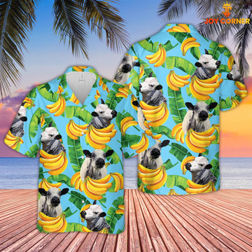 Joy Corners Speakle Park Banana Pattern 3D Hawaiian Shirt