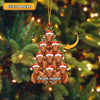 Joycorners Personalized Farm Name & Year Cow Christmas Tree Acrylic Ornament (14 Breed Options)