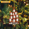 Joycorners Personalized Farm Name & Year Cow Christmas Tree Acrylic Ornament (14 Breed Options)
