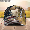 Joycorners Farm Cattle Rustic Rip Through Scene Personalized Name 3D Cap (8 Cattle Breeds)