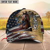 Joycorners Farm Cattle Rustic Rip Through Scene Personalized Name 3D Cap (8 Cattle Breeds)