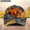 Joycorners Cattle Rustic Farm Leather Metal Design Personalized Name 3D Cap (8 Cattle Breeds)