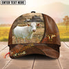 Joycorners Farm Cattle Cap Rustic Farm Landscape Personalized Name 3D Cap (8 Cattle Breeds)